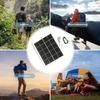 3W Monokristallines Solarpanel Tragbare Powerbank für Outdoor-Reisen und Mobile Überwachung