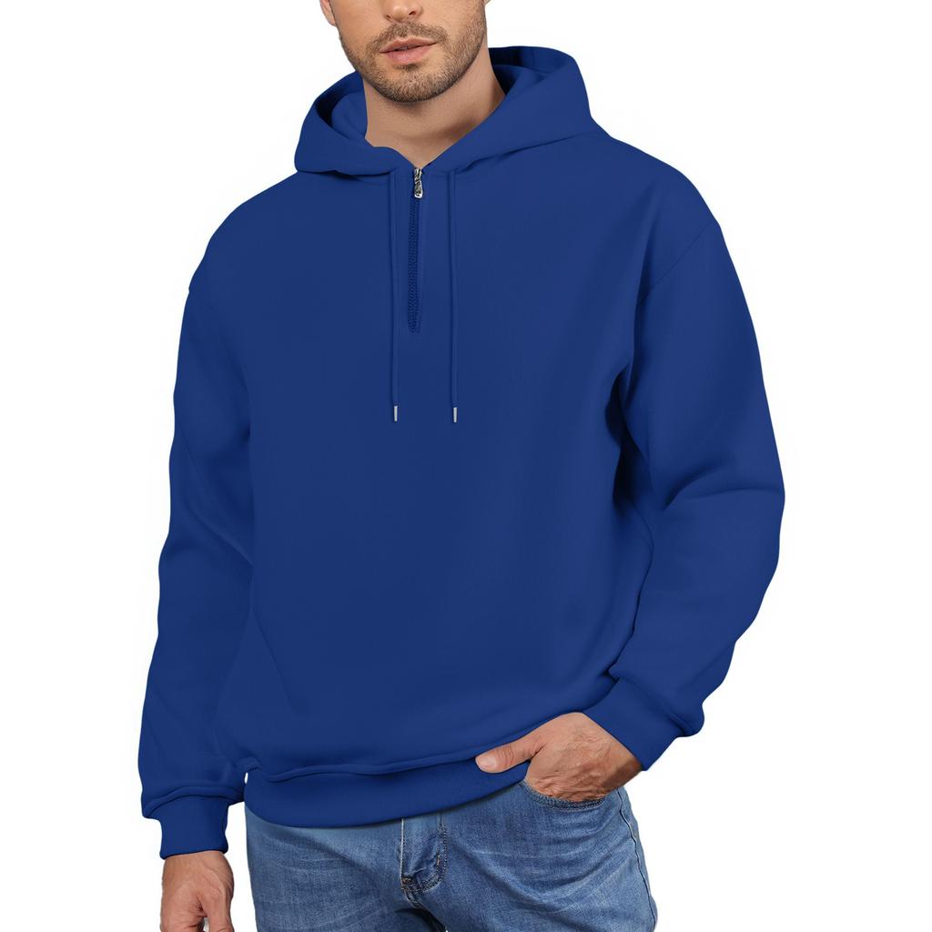 Men's Fleece Hoodie Casual Long Sleeve Sweatshirt