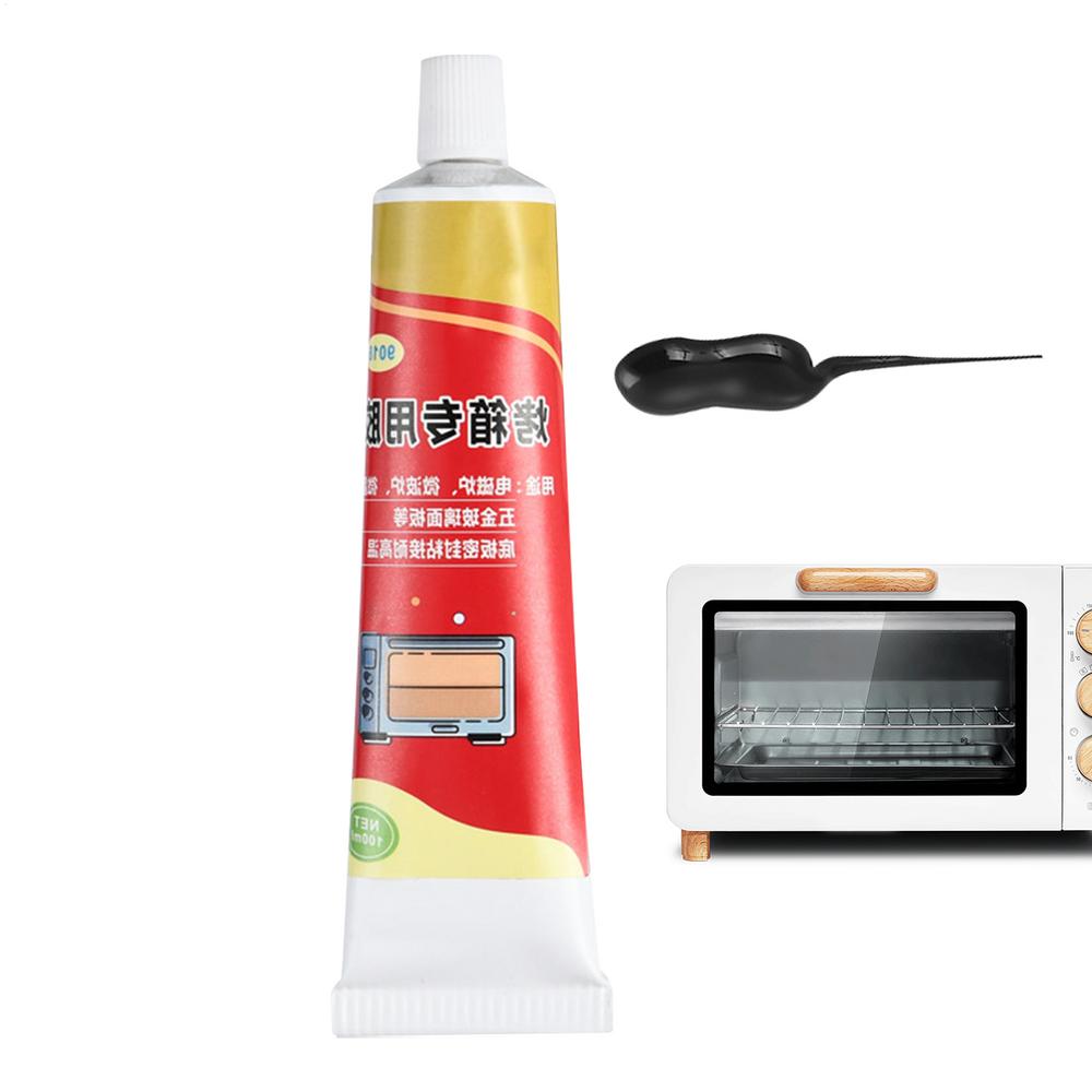 Oven Panel Adhesive Fast Drying Household Appliance Sealant 111ml High Temperature Adhesive For Microwave Cooktop Oven Grill