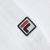 FILA Heritage Fashion Simple Classic Retro Elegant Casual Versatile Comfortable Knitted Short Sleeve Sweater Women tops Cloud-White F11W628412FWT
