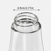 Efficient Oil Dispenser with Controlled Pour Spout Portable Glass and Steel Oil Bottle Dispenser for Kitchen