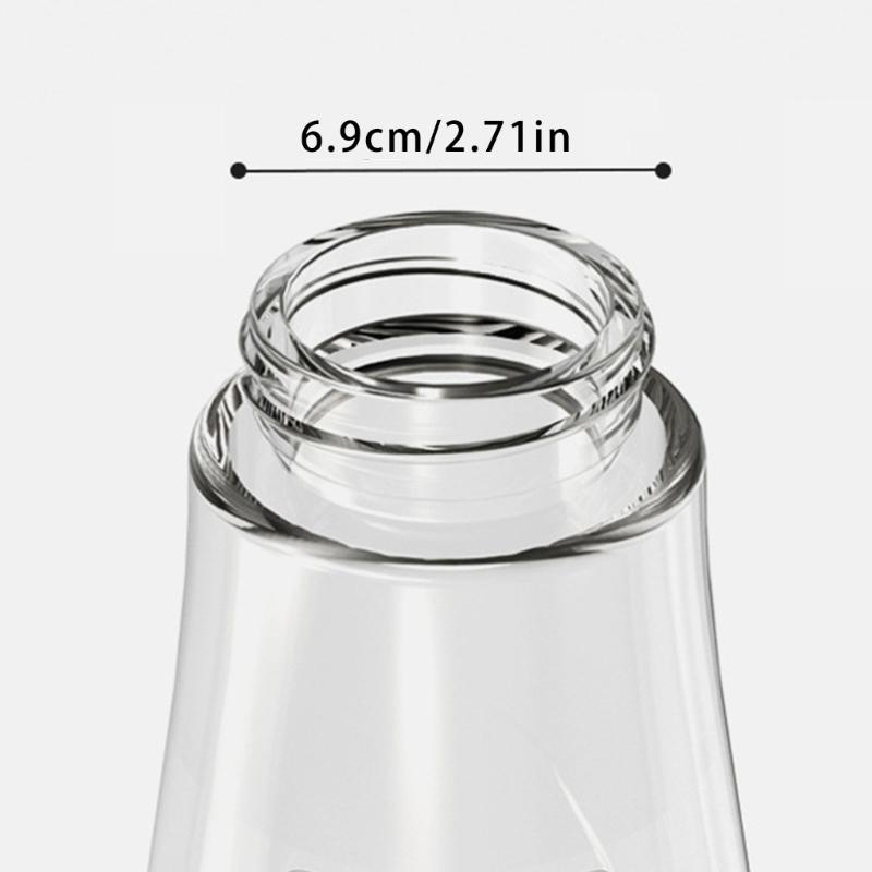 Efficient Oil Dispenser with Controlled Pour Spout Portable Glass and Steel Oil Bottle Dispenser for Kitchen