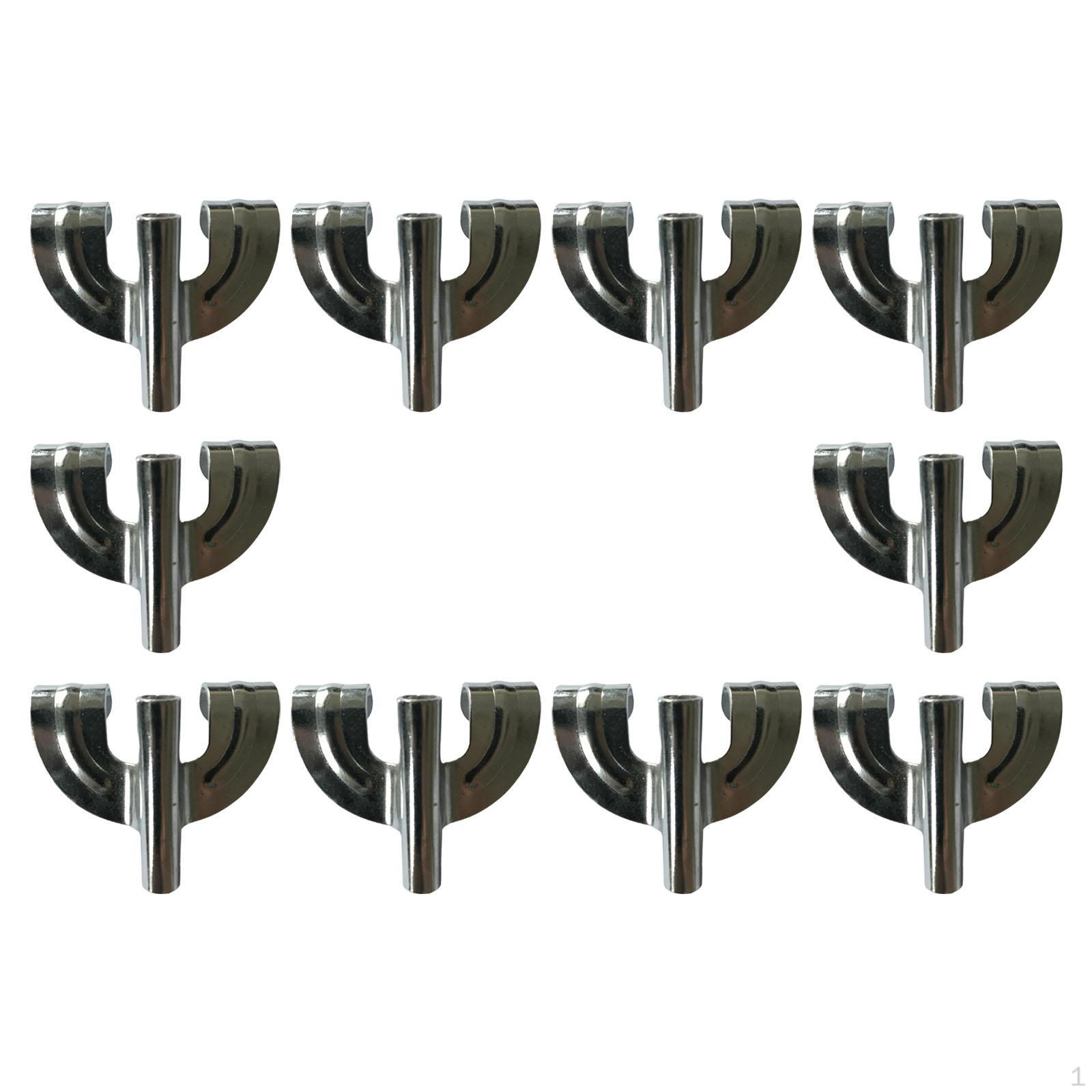 

10 шт., когти для бас-барабана, детали для крепления, аксессуар для ремонта, металлический прочный инструмент Style A