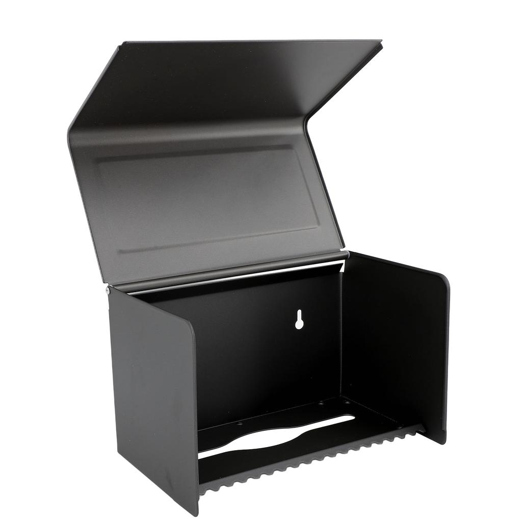 Wall Toilet Paper Box Cover Waterproof Large Capacity Space Aluminum Toilet Tissue Box Dispenser for Bathroom