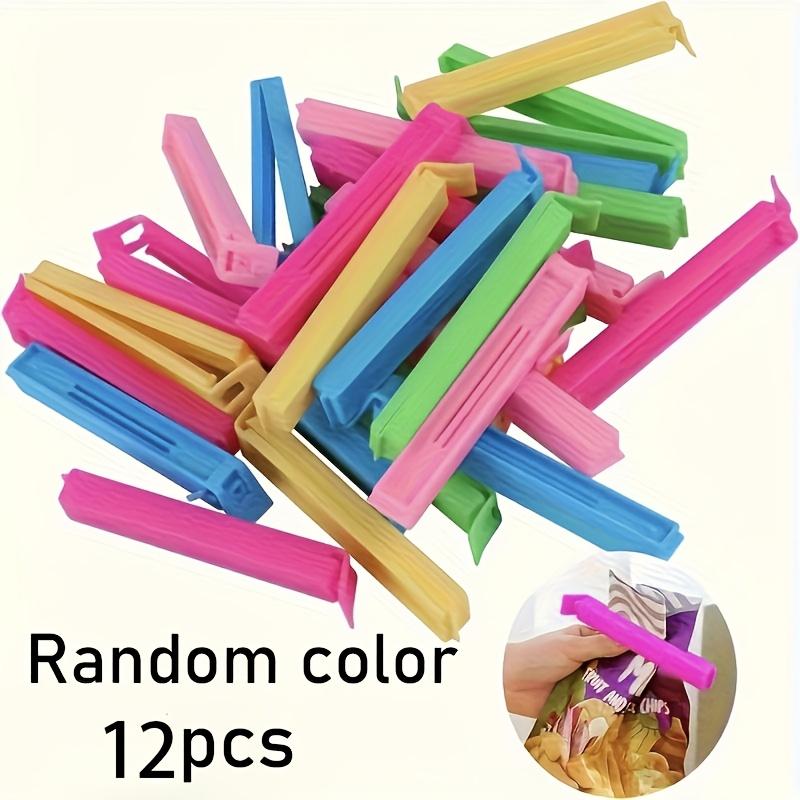 

12 Reusable Plastic Food Bag Clips, Moisture-Proof And Dust-Proof Sealing Clips for Kitchen Storage Boxes And Organizing Additions 12