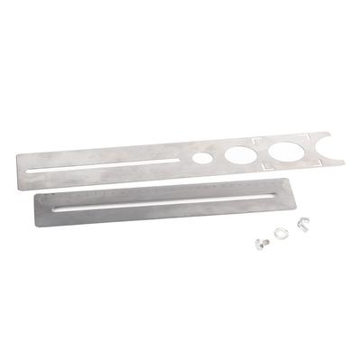 Verstellbarer Edelstahl Fliesenloch Locator Lineal Universal Bohrer Stanze Messwerkzeug