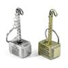 Superhero Metal Keychain Bag Avengers Pendant Thor Hammer Deadpool Spiderman Iron Man Captain America Keyrings for Carry Mini Lightweight Portable