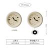 Cute Round Wall Clock with Cats Pattern Dial Silent Pendulum Clock Mute Clock for Kids Room Bedroom Living Room Home Decor Gifts