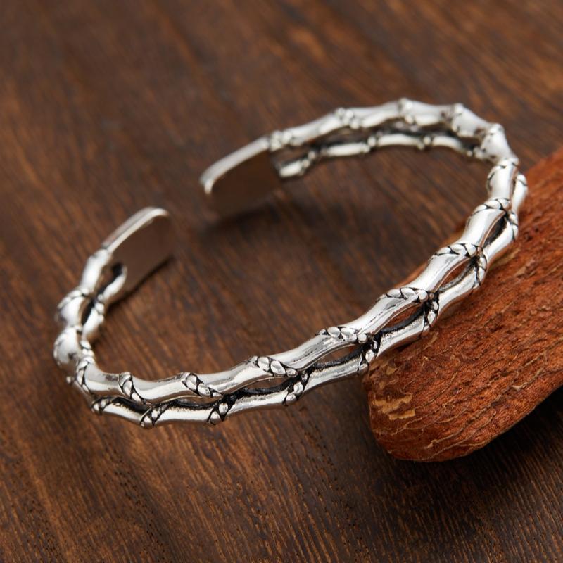 Men's Bracelet Heavy Duty Black Metal Statement Jewelry for Casual Wear Parties Music Festivals Durable Viking Inspired Design