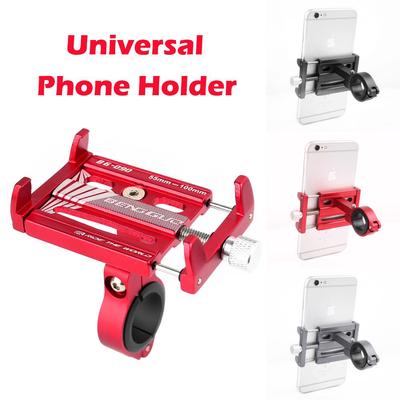 Aluminum Motorcycle Bike Bicycle Holder Mount Handlebar RED For Cell Phone GPS