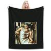 Tamara De Lempicka Vintage Młoda Kobieta Obraz Druk Personalizowany Wygodny Prezent UltraMiękki Koc z Mikrofibry