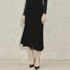 Hiikeu Slit Flare Midi Skirt_Black