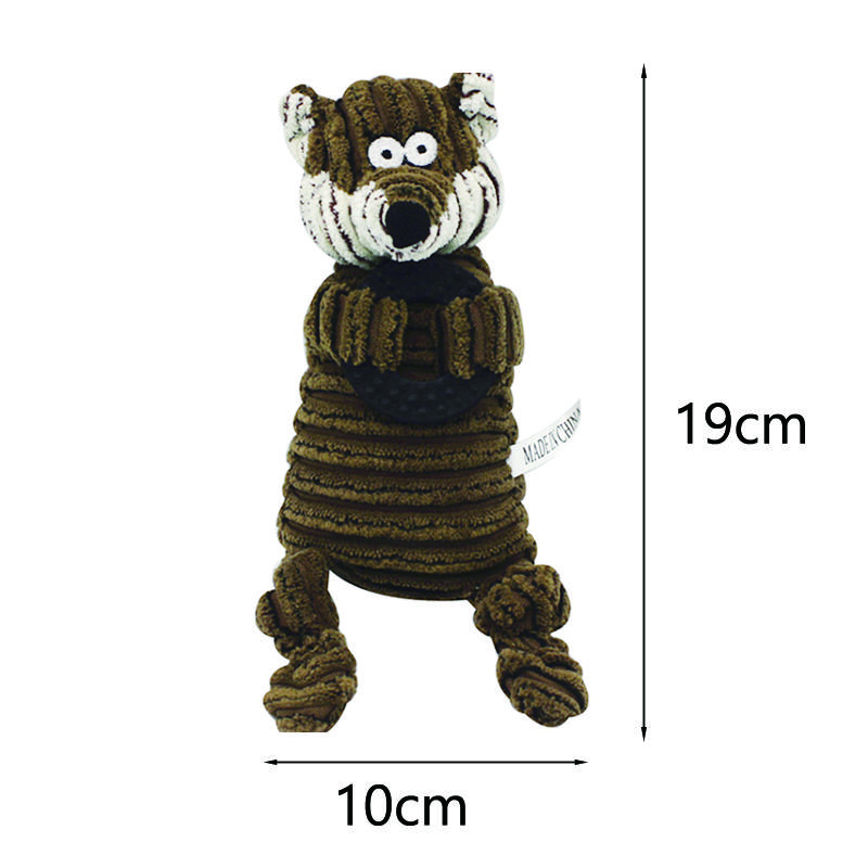 Dyr Form Kjæledyr Hund Kosedyr for Små Hunder Plysj Knirkende Valp Katt Tygeleke Yorkshire Terrier mascotas perros accesorios