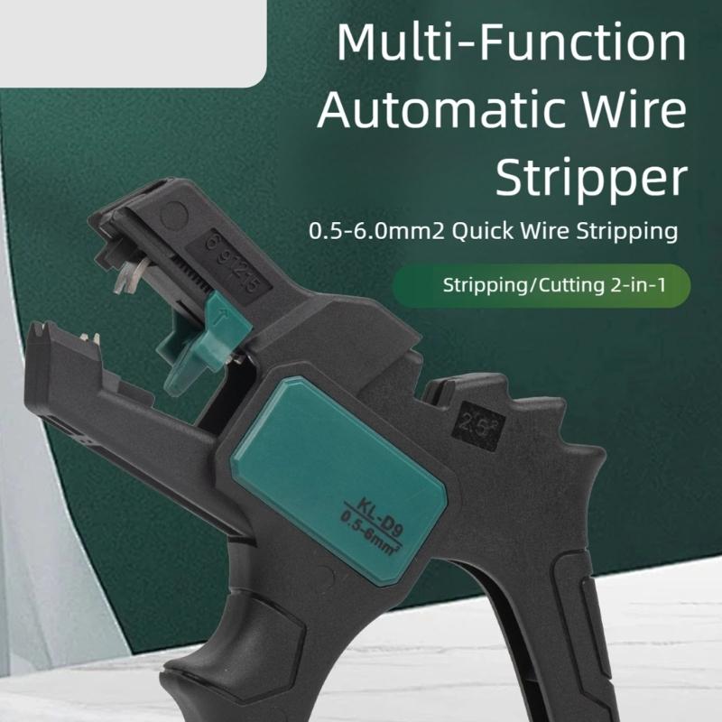 Professional Grade Wire Stripping Pliers Duckbill Design for Precise Cable Stripping Ergonomic Grip and Safety Feature Iron Alloy
