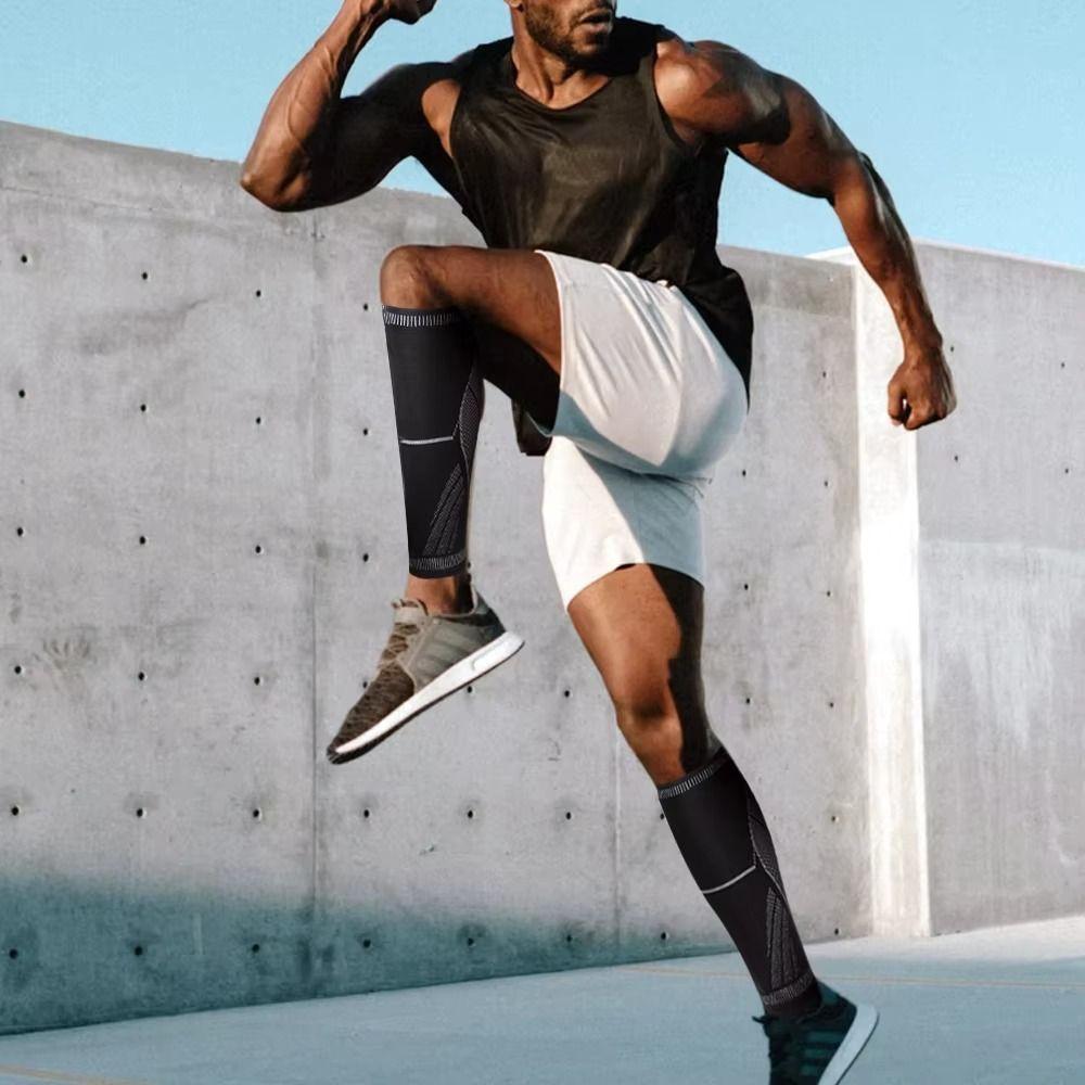 Nylon Compression Calf Sleeve Soft Leg Socks New Shin Guard  Unisex