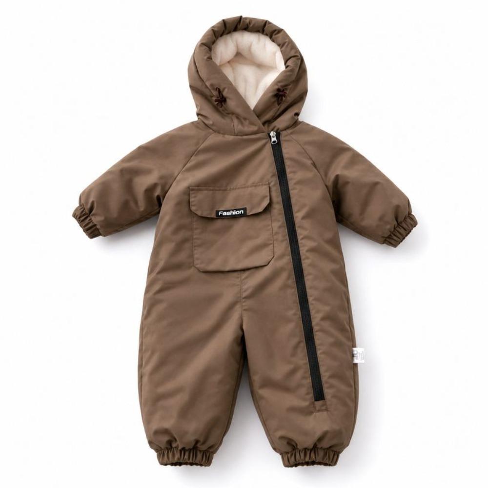 Waterproof Kids Snow Suit Thick Fleece