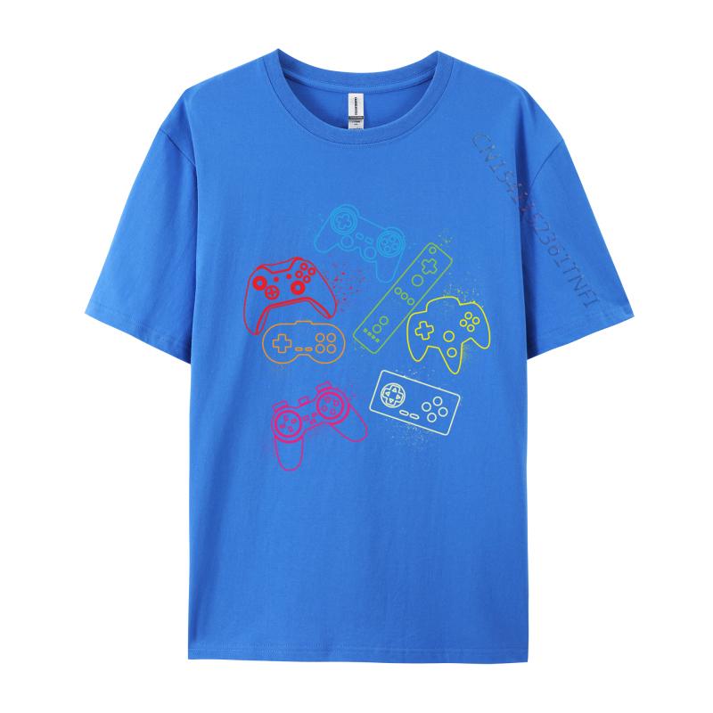 Gaming Controllers Video Games Gamers TShirts Hip Hop Leisure Tees Hip Hop Cotton Unisexs Top TShirts