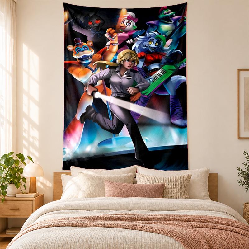 Five nights at freddy Tapestry highquality for decorating living room bedroom dorm walls ideal as bedroom wallart orholiday gift