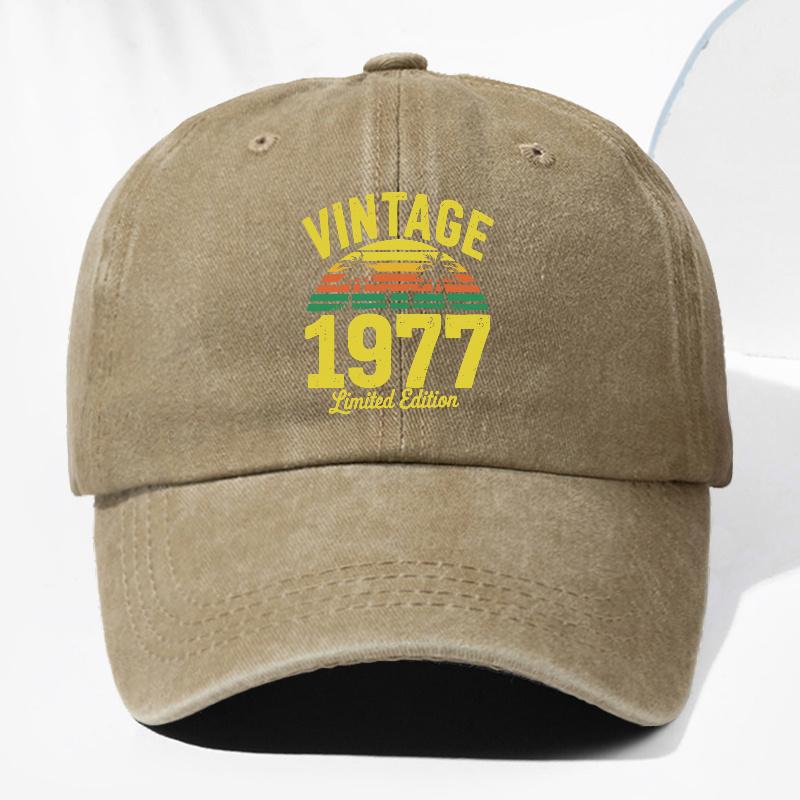 Unisex Coconut Tree VINTAGE  Print Washed Vintage Baseball Cap Fashionable Outdoor Hat for Men and Women Adjustable Trucke