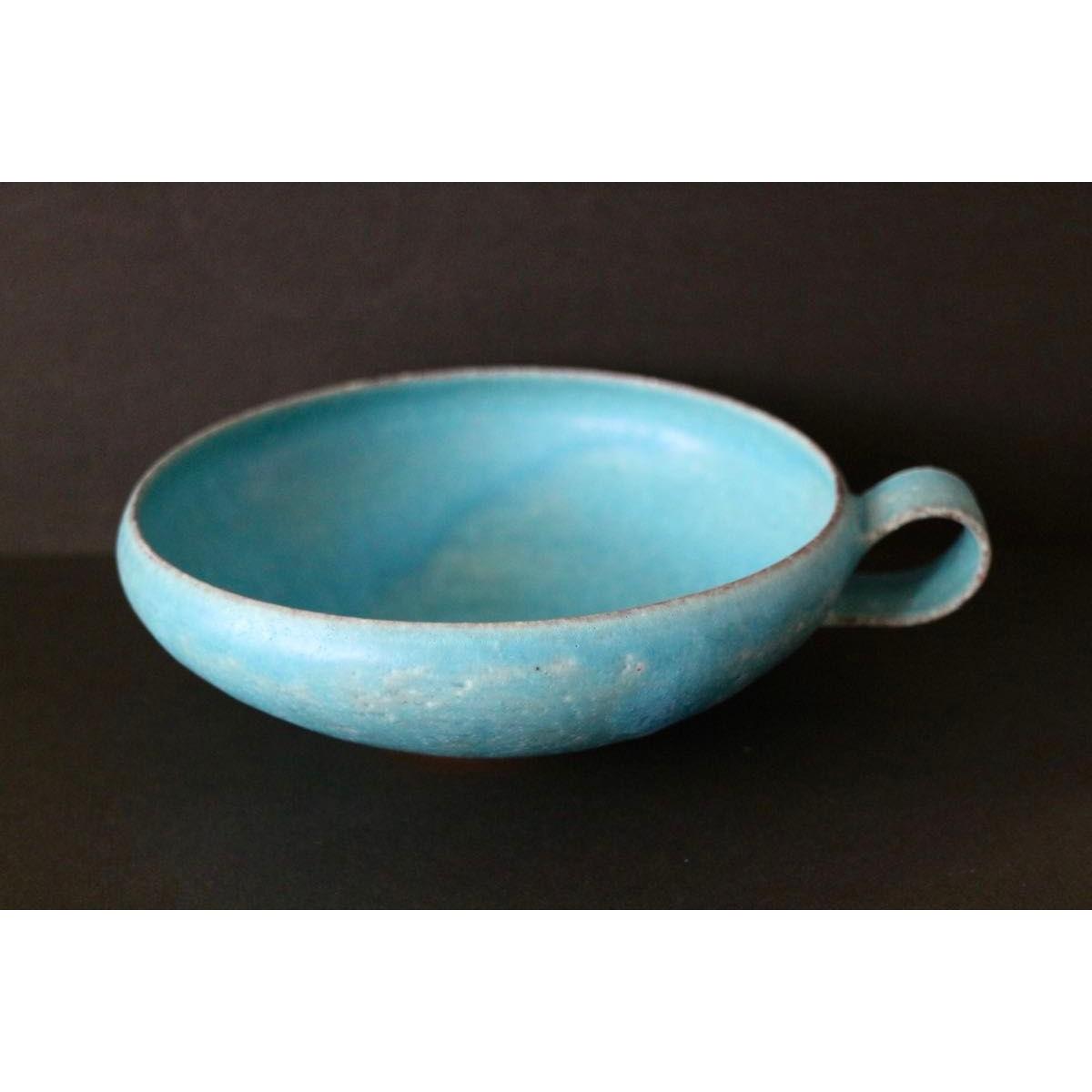 Used Unused La Maison de Vent Makiko Suzuki SHALLOW Soup Cup L Turkish