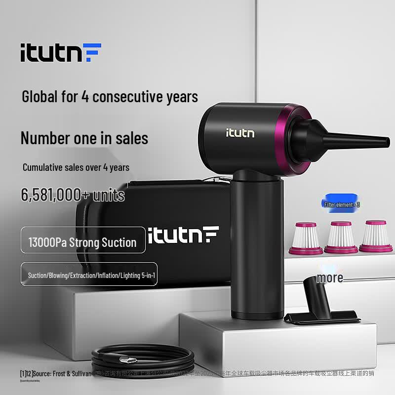 AITUTENG Wireless Handheld Car Vacuum Cleaner with Blower
