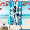Football Star Messi Beach Towel Suitable for Travel, Outdoor Activities, Swimming Pools, Yoga, Surfing, Camping, Hiking, Gym