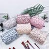 Floral Cosmetic Bag, Small, Fresh and Simple Toilet Bag, Clutch Bag, Portable Storage Bag.