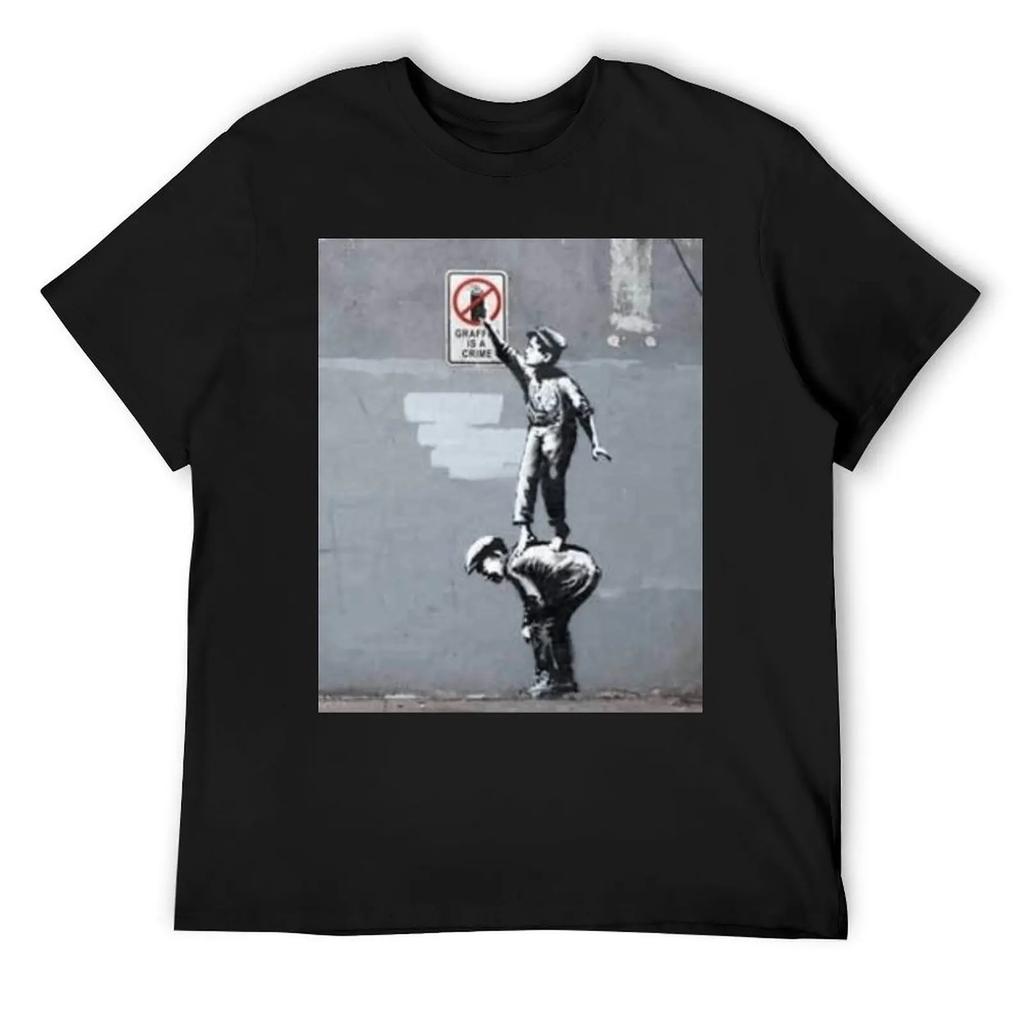 Graffiti Is A Crime Classic For Sale T-shirt Fresh Campaign  Cool Top Tee Unique Travel Eur Size