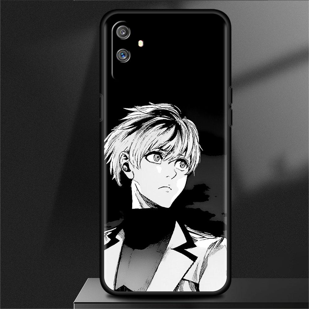 

Мягкий чехол для Oppo Realme 8 C21Y C21 GT Neo 2 Pro 3 7 9 Pro 8i 6 C11 9i C35 C15 Master C12 C3, чехол для телефона Tokyo Ghoul, аниме-капа Realme 7