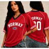 Colombia Football Jersey Unisex Breathable Short Sleeve T-Shirt