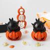 Jacks O Lanterns Light up Halloween Pumpkin Decors Halloween Party Decorations with LED Light for Desk Table Decors