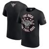Men's Youth Black The Rock The Final Boss T-Shirt