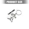 Skiing And Skating Inspired Keychain Featuring Snowflake And Ice Skate Pendant Keyring Creative Key Organiser Charm