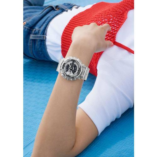 Casio G-SHOCK 40th Anniversary Clear Remix GMA-S114RX-7AJR Women's Watch, Clear