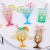 Creative Silicone Mold for Glitter Cocktail Drink Theme Art Handmade Jewelry Crafting Present for Special Occasions