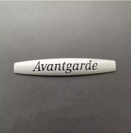 3D Metal Logo Avantgarde Emblem Car Fender Badge For Mercedes Benz W205 W211 W212 W203 W204 Avantgarde Sticker Accessories