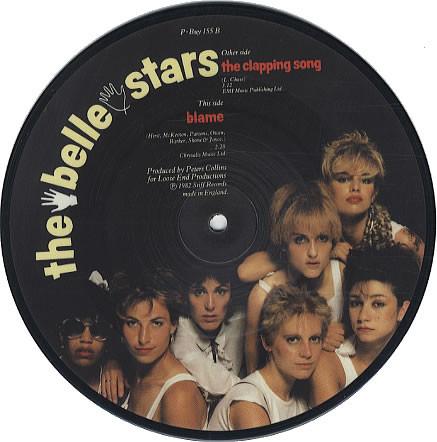 

7-дюймовая пластинка BELLE STARS - The Clapping Song PBUY155 Stiff Records 1982 UK Танцевальная и Электронная Б/У