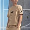 Adidas ZNE. Healing Series Black Label Uniform Sportlich Lässig Kurzarm T-Shirt Herren Oberteile Hellbraun JF2453