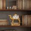 Gold Eid Mubarak Camel Statue Resin Camel Sculpture Light Luxury Ramadan Camel Figurine  Party