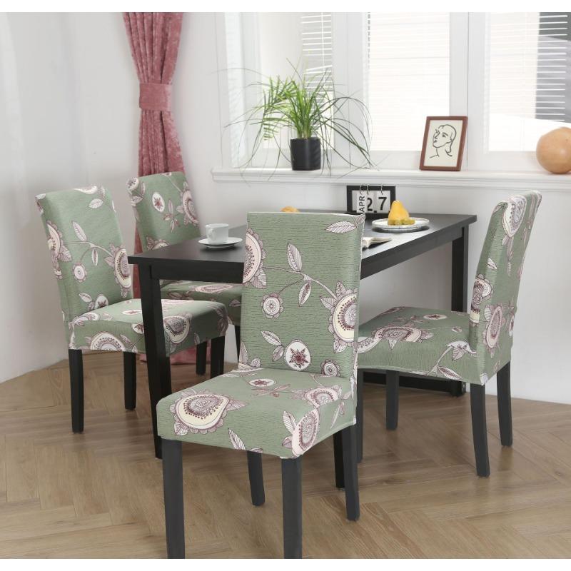 Knitted Elastic Chair Protector Multifunctional Dining Chair Case Hotel Seat Cover for Home Durable Durable Useful 35*38cm