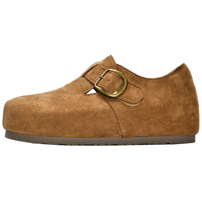 

Осень новые толстоподошвенные увеличивающие рост мягкоподошвенные универсальные повседневные ретро одинарные туфли 5803 40 верблюд