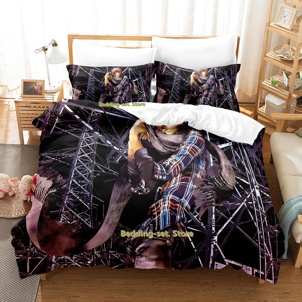 Comforter New Shiki Bedding Set Single Twin Full Queen King Size Bed Set Adult Kid Bedroom Three-Piece Suits Personality Anime Bed Sh