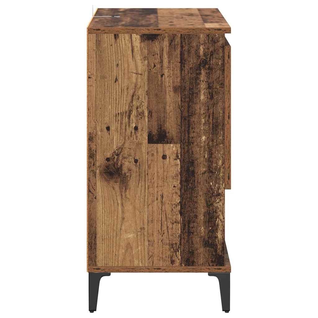 Sideboards 3 pcs Reclaimed Wood Look 60 x 35 x 70 cm Engineered Wood