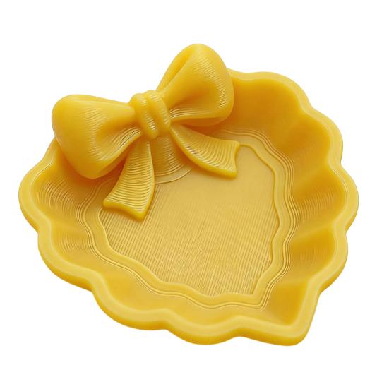 3D Printed Bow Jewelry Tray, Heart Shape Ring Dish, Entryway Table Trays, Decorative Trinket Dish, Jewelry Organizer Tray for Rings Necklaces