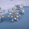 Sparkling Floral Bridal Tiaras Exquisite Women Hair Hoop Pageant Diadem Headband  Gifts