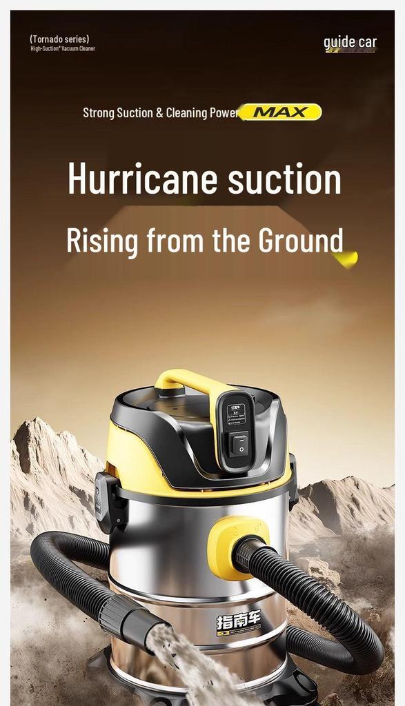 High Suction Power Vacuum Cleaner: Home & Industrial Use, Integrated Sweep & Mop, Dry/Wet Functionality