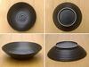 Tableware East (Black Matte) Pasta PlateCurry Plate Set of 3 Large Plate Japanese Tableware Black Tableware Black