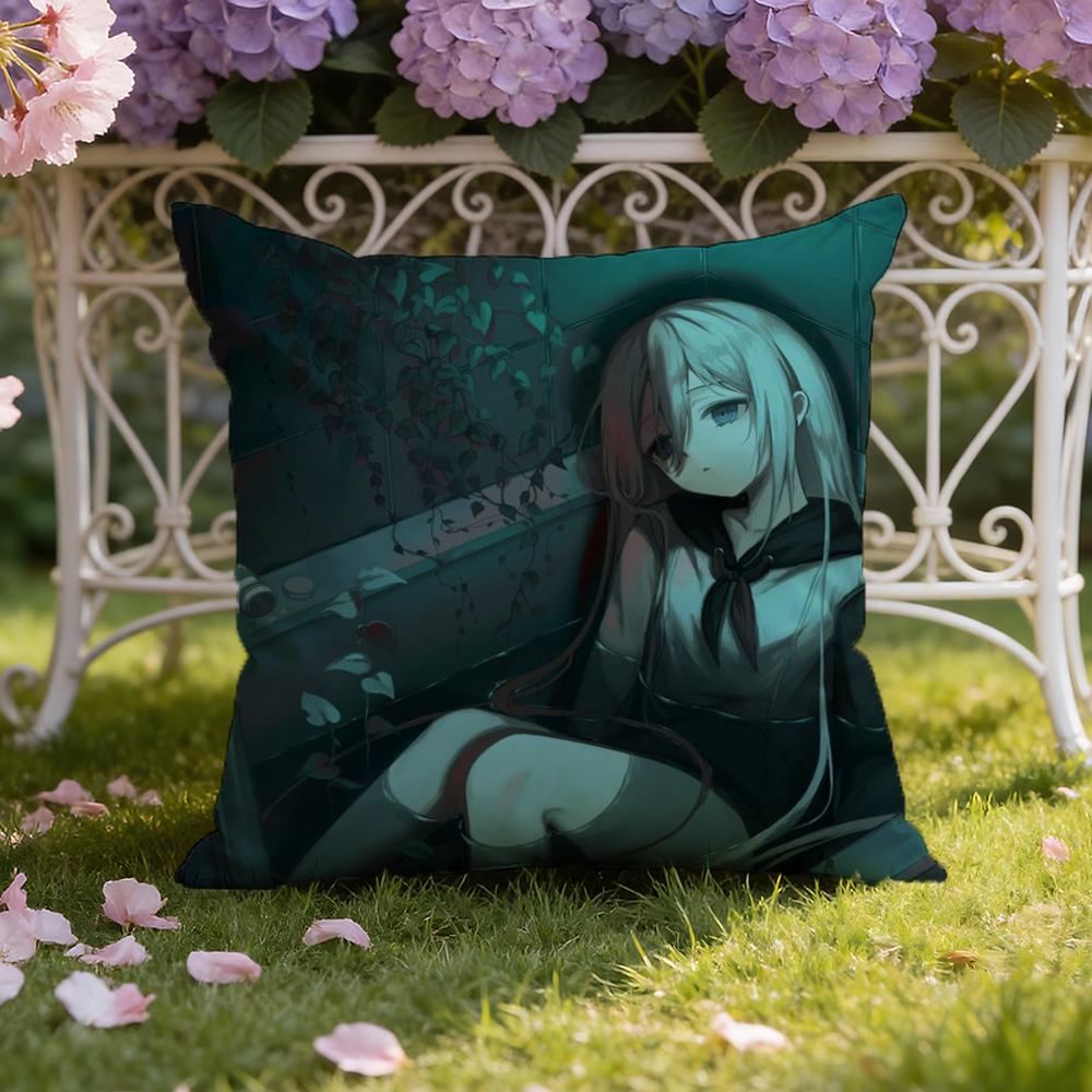 M-Mirai N-Nikki Cushion Cover Home & Car Dual-Scene Pillow Cover: Reversible for Premium Comfort