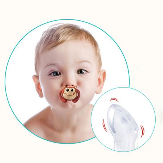 Baby Products Pacifier Arc Panel Super Soft Cartoon Pictures All-in-one Soothe The Emotions Exercise Breathing Vivid Color Silicone Material Nipple