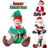 Kids Claus Santa Elf Cosplay Costume Snowman Boys Girls Toddler Party Christmas